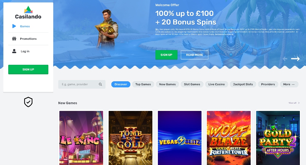 Casilando casino review