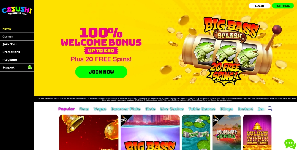 casushi casino review