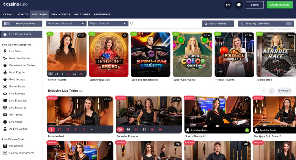eurocasino live casino scaled