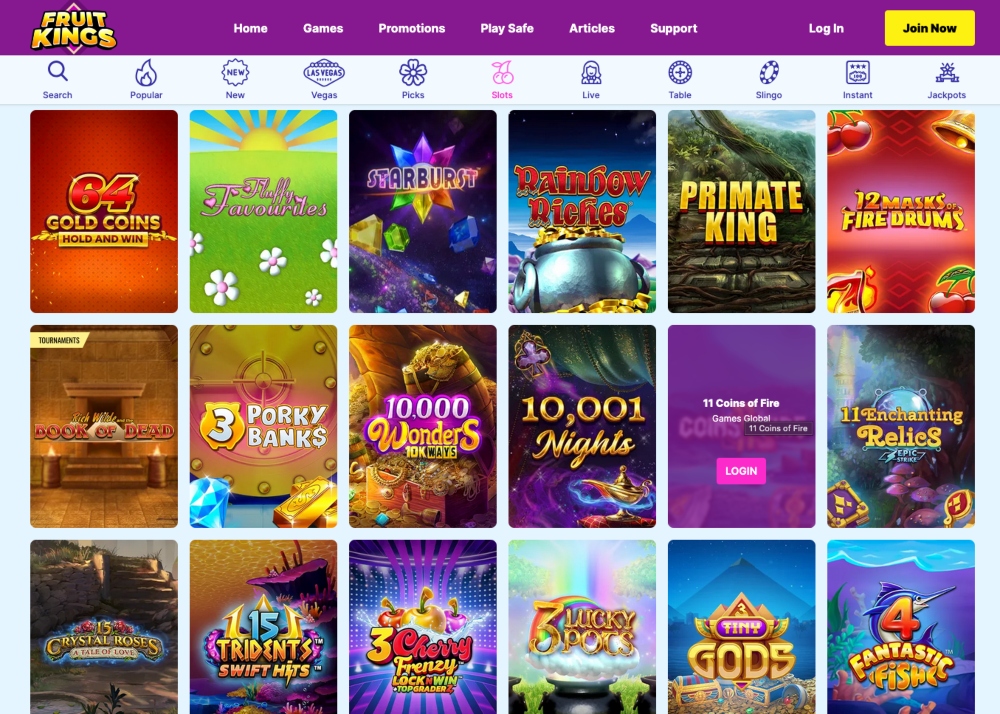 fruit kings casino slots