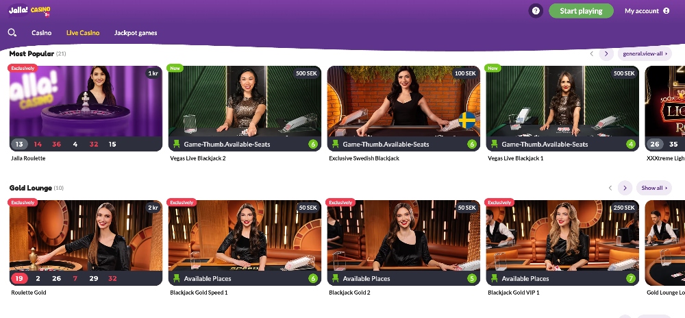 jalla live casino