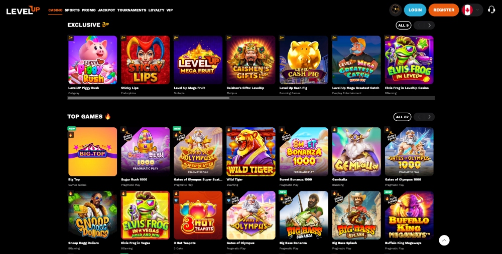 levelup casino review