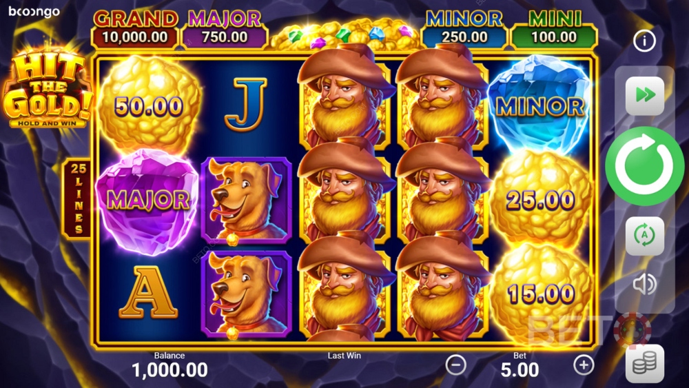 hit the gold hold and win gameplay