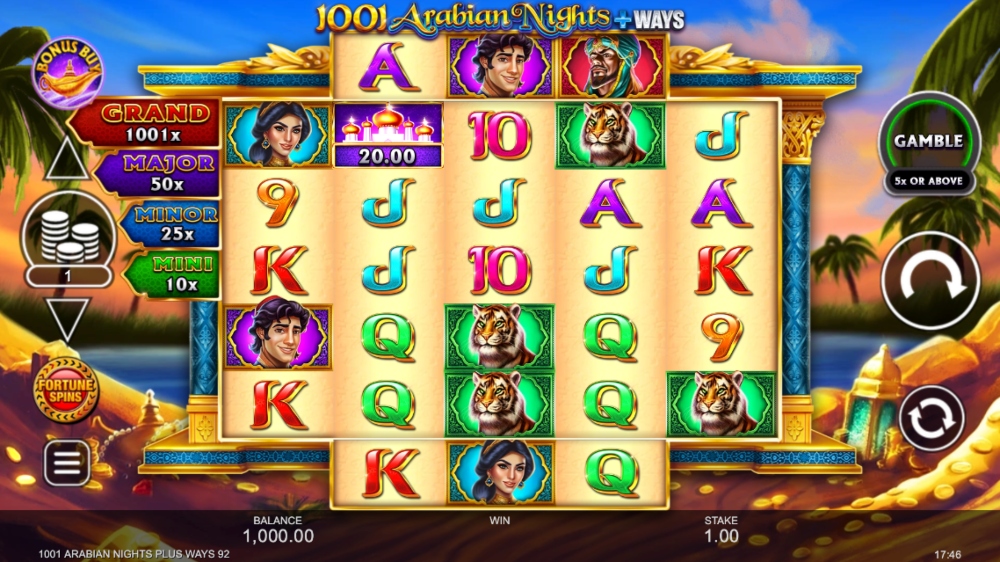 arabian nights slot gameplay