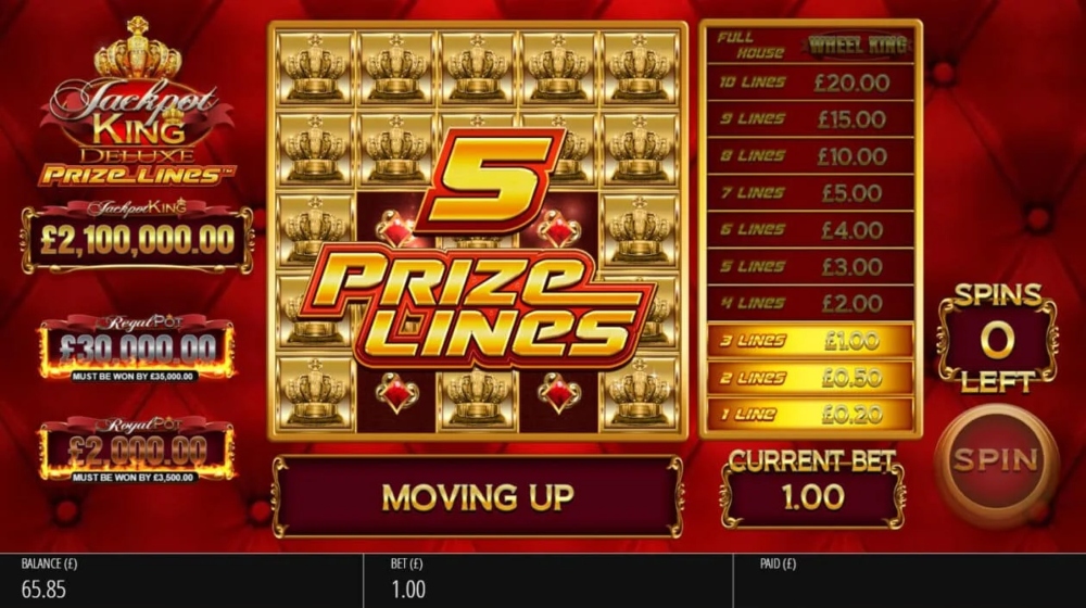 jackpot king slot gameplay