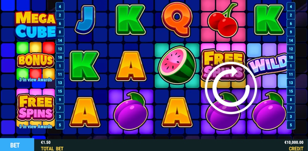 mega cube slot gameplay