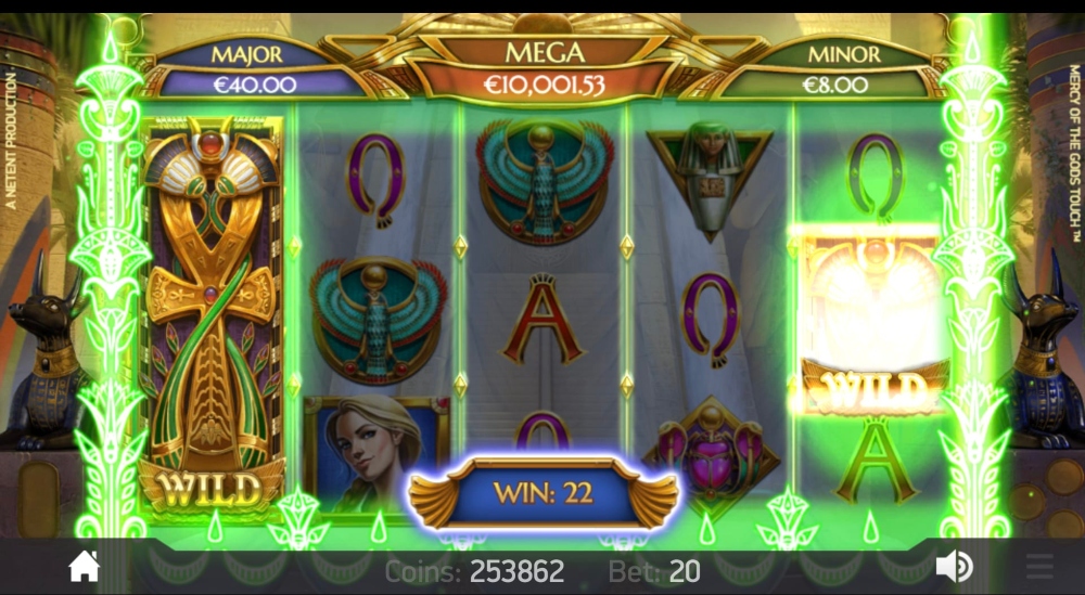 mercy of the gods slot gameplay