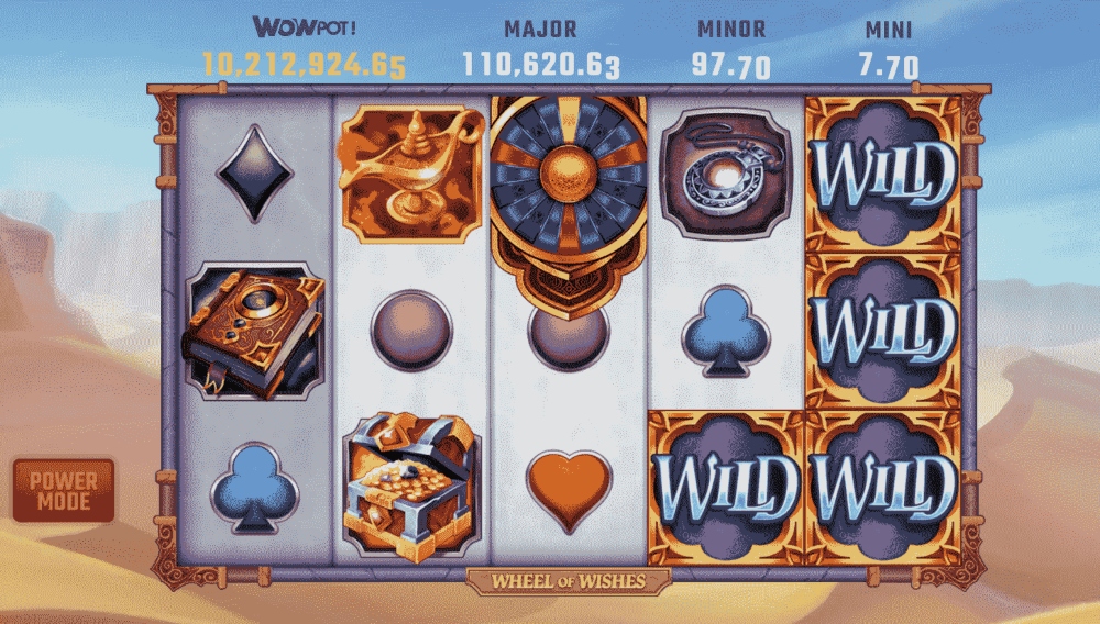 wheel of wishes slot gameplay