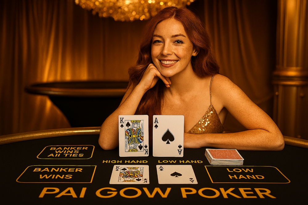 pai gow poker table
