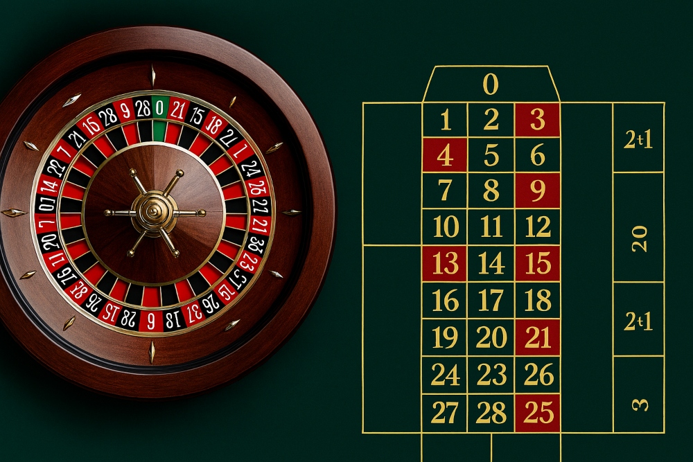 roulette table
